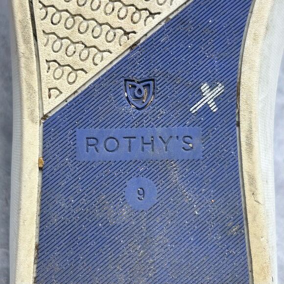 Rothy's Womens The Original Gray Slip On Sneaker Size 9 Round Toe Casual - Picture 9 of 12